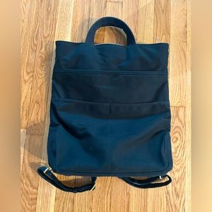 Martha Stewart Black Canvas Backpack